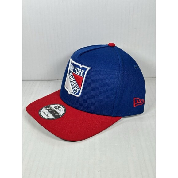 New Era 9FIFTY New York Rangers A-Frame NHL Adjustable SnapBack Hat Cap NWT - Picture 2 of 5